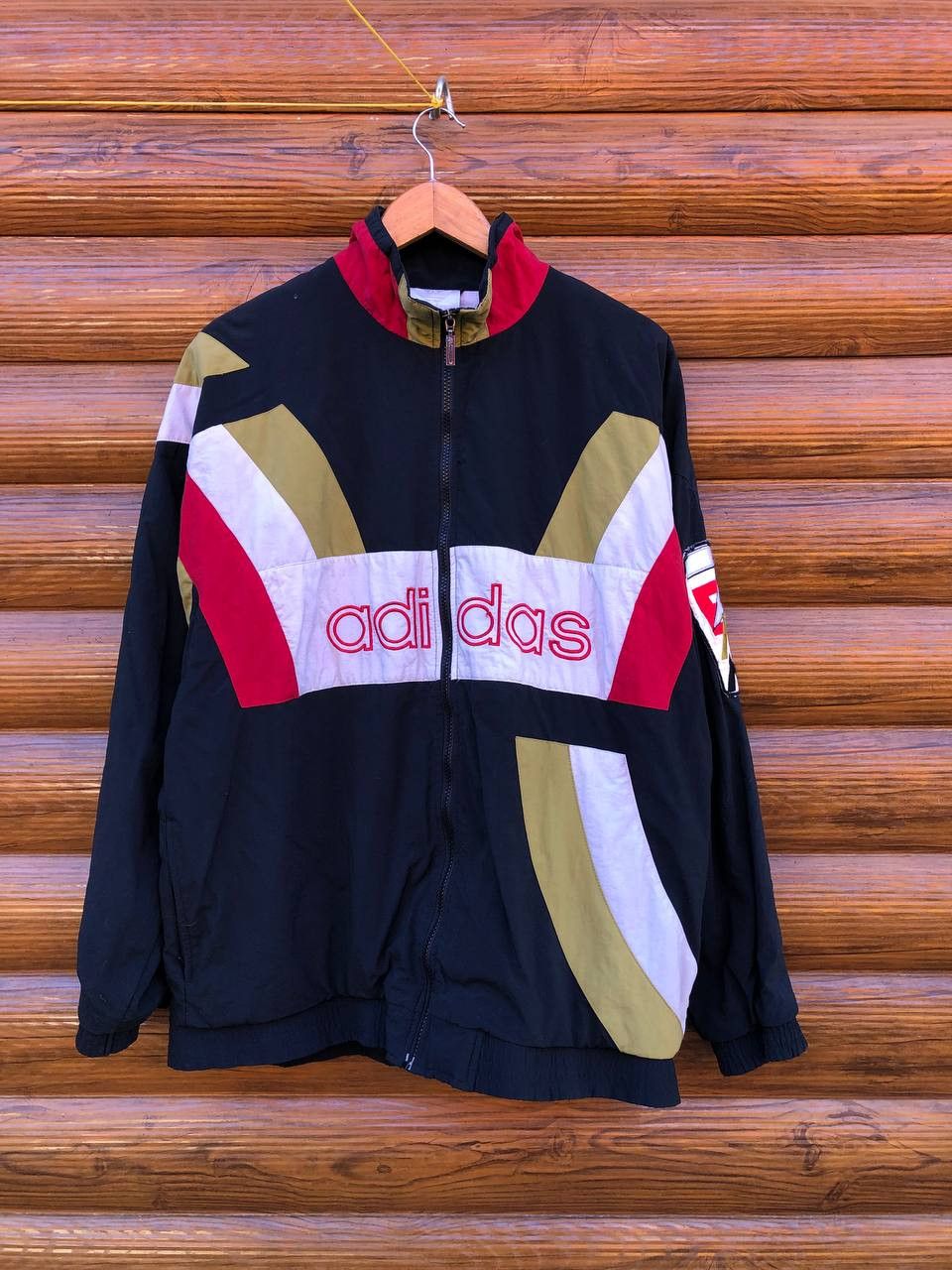 Vintage Vintage 90s Adidas Jackets Size US L / EU 52-54 / 3 - 1 Thumbnail