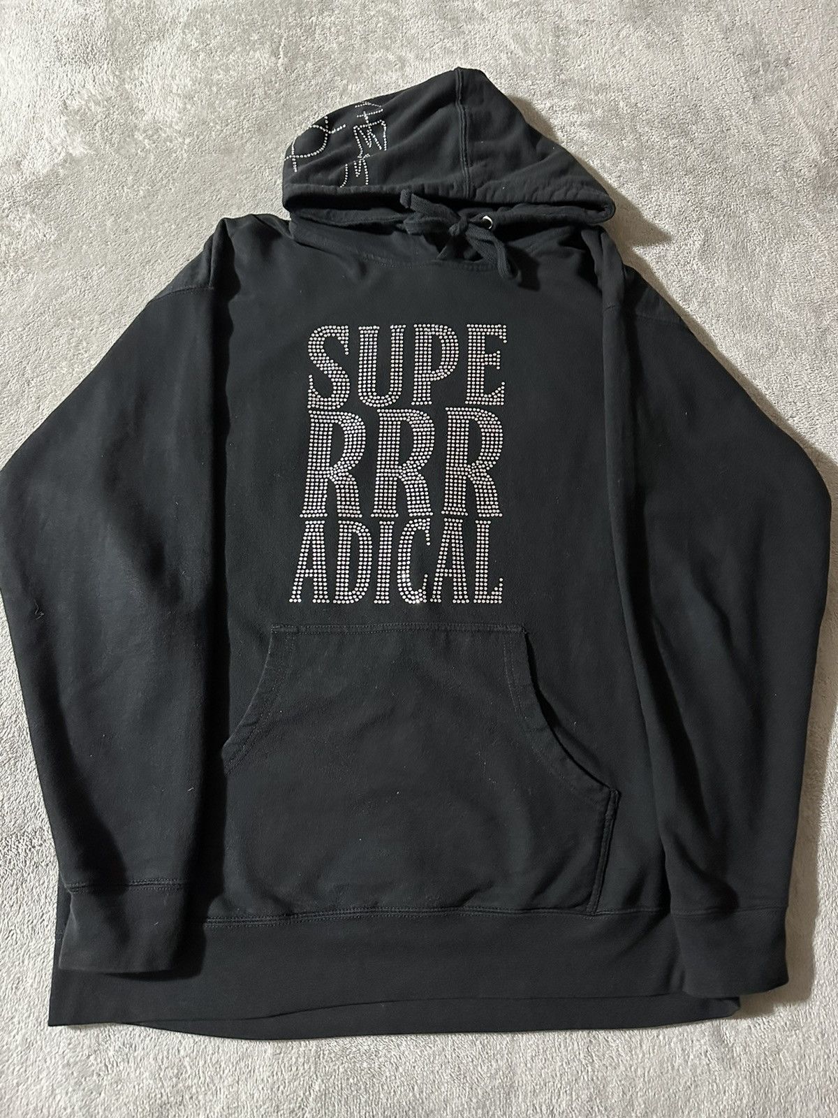 Superrradical Rhinestone Hoodie orders