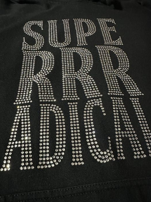 Superrradical rhinestone outlet hoodie