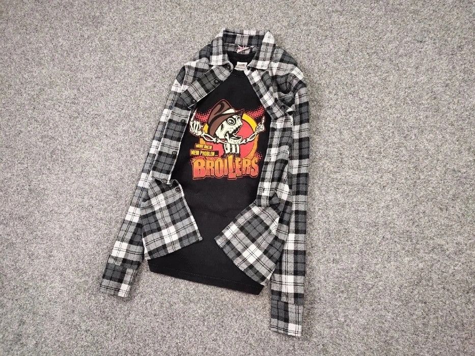 Flannel Vintage Flannel Shirt Checkered Travis Scott Style Size US M / EU 48-50 / 2 - 3 Thumbnail