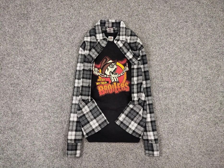 Flannel Vintage Flannel Shirt Checkered Travis Scott Style Size US M / EU 48-50 / 2 - 1 Thumbnail