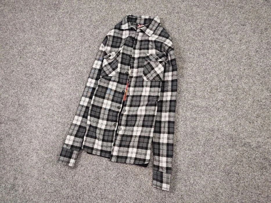 Flannel Vintage Flannel Shirt Checkered Travis Scott Style Size US M / EU 48-50 / 2 - 8 Thumbnail
