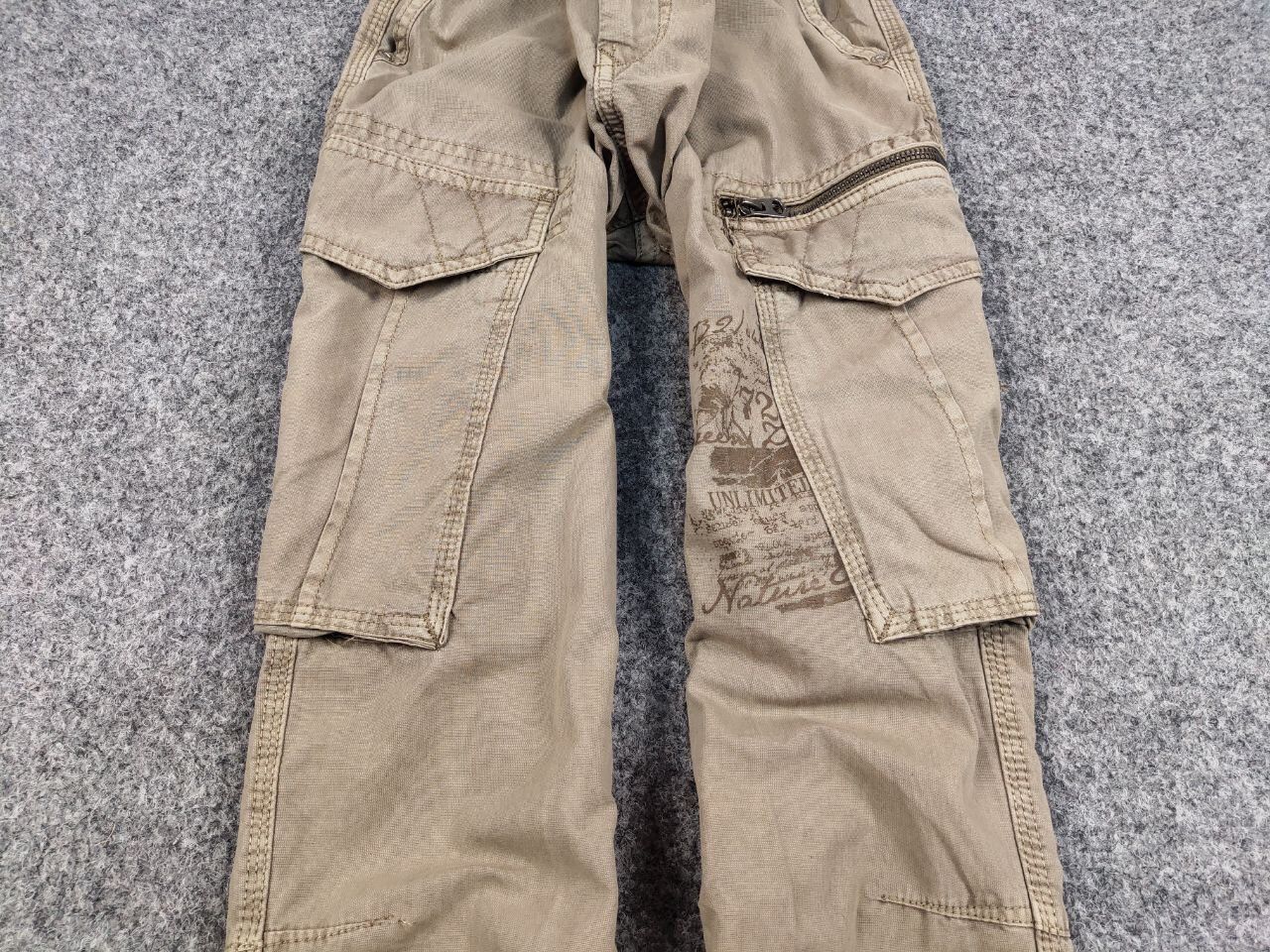 Japanese Brand Vintage 90's Cargo Pants Travis Scott Japan Zip Pocket Size US 36 / EU 52 - 9 Thumbnail