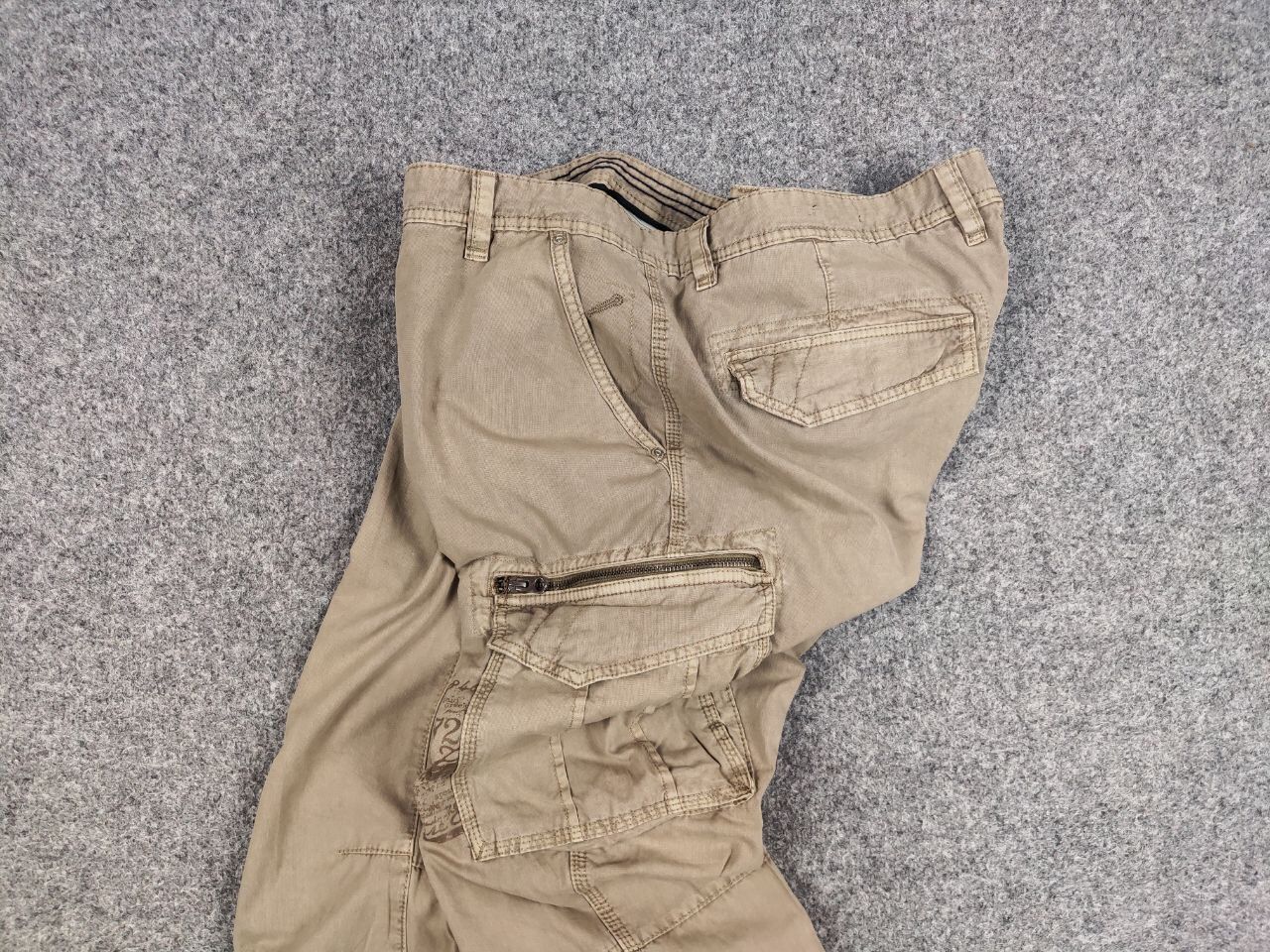 Japanese Brand Vintage 90's Cargo Pants Travis Scott Japan Zip Pocket Size US 36 / EU 52 - 18 Thumbnail
