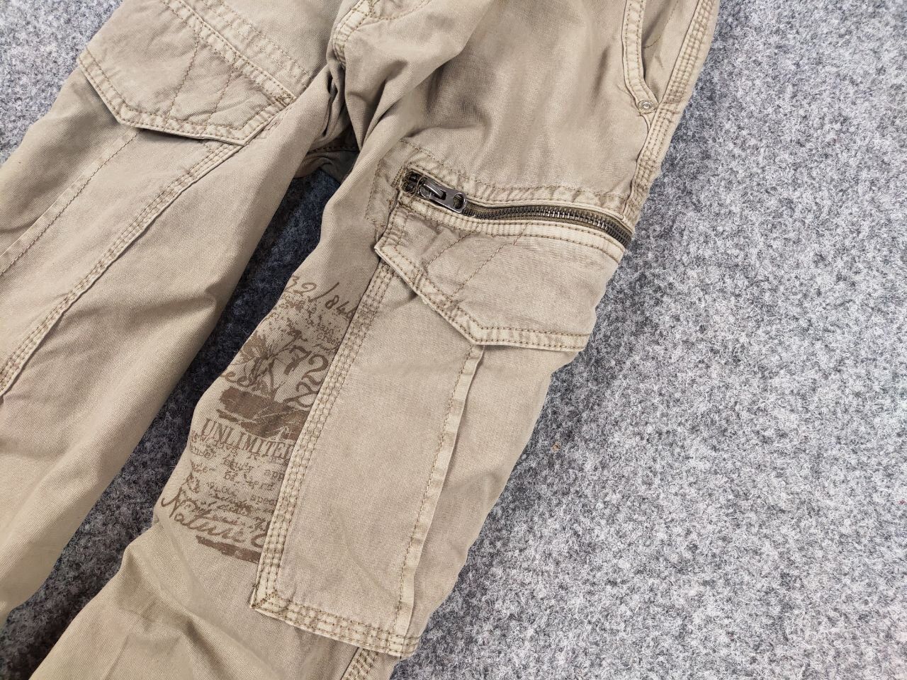 Japanese Brand Vintage 90's Cargo Pants Travis Scott Japan Zip Pocket Size US 36 / EU 52 - 10 Thumbnail