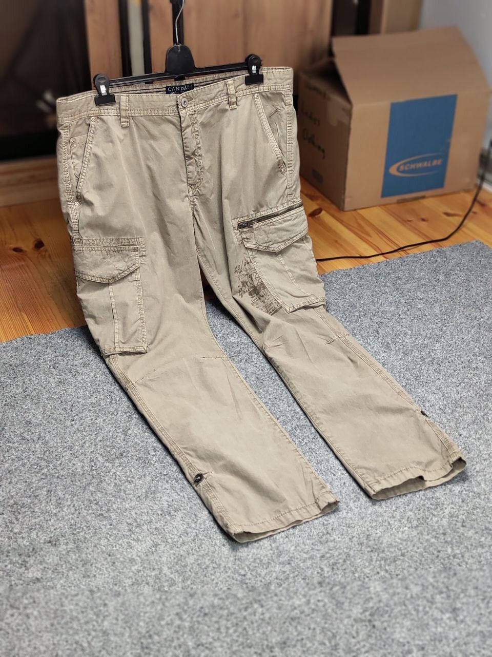 Japanese Brand Vintage 90's Cargo Pants Travis Scott Japan Zip Pocket Size US 36 / EU 52 - 22 Thumbnail