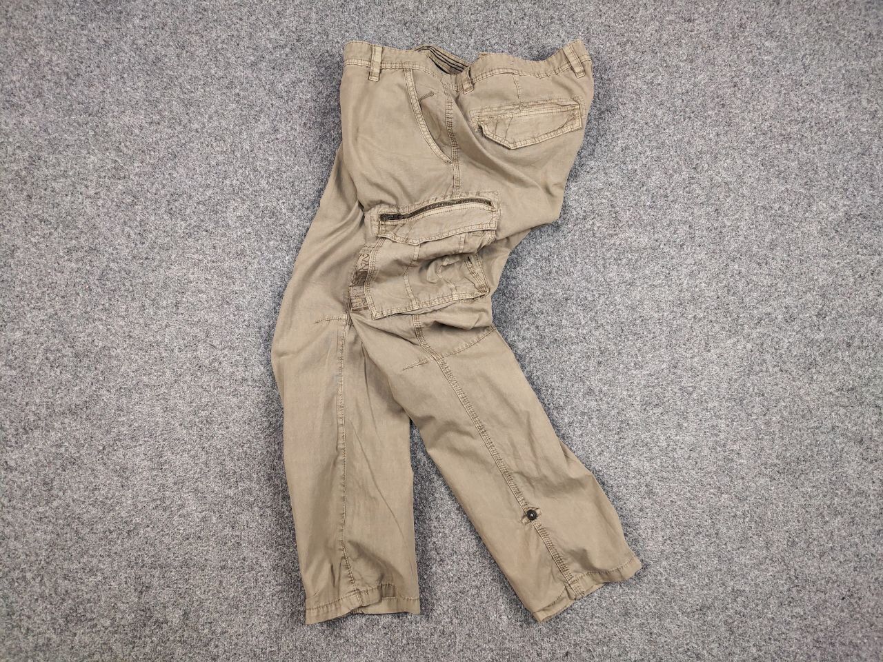 Japanese Brand Vintage 90's Cargo Pants Travis Scott Japan Zip Pocket Size US 36 / EU 52 - 17 Thumbnail