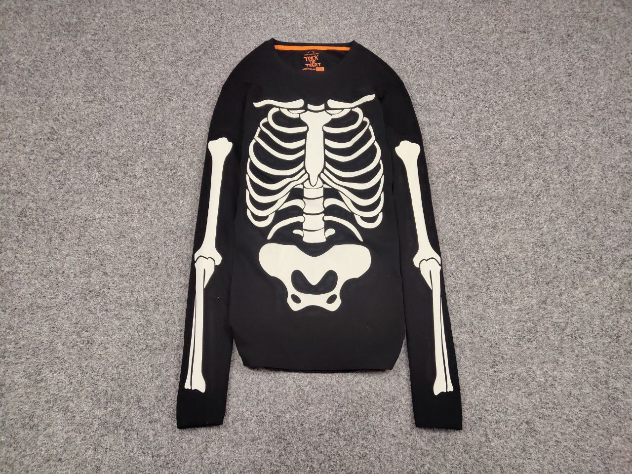 Japanese Brand Vintage Skeleton Phosphoric Print Long Sleeve sweatshirt Size US S / EU 44-46 / 1 - 2 Thumbnail