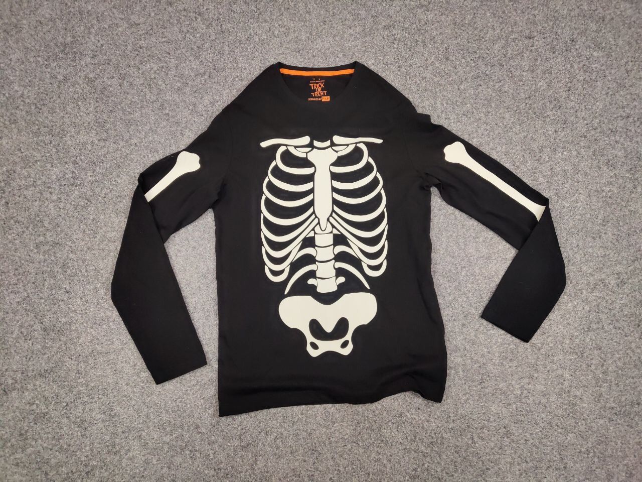Japanese Brand Vintage Skeleton Phosphoric Print Long Sleeve sweatshirt Size US S / EU 44-46 / 1 - 13 Thumbnail