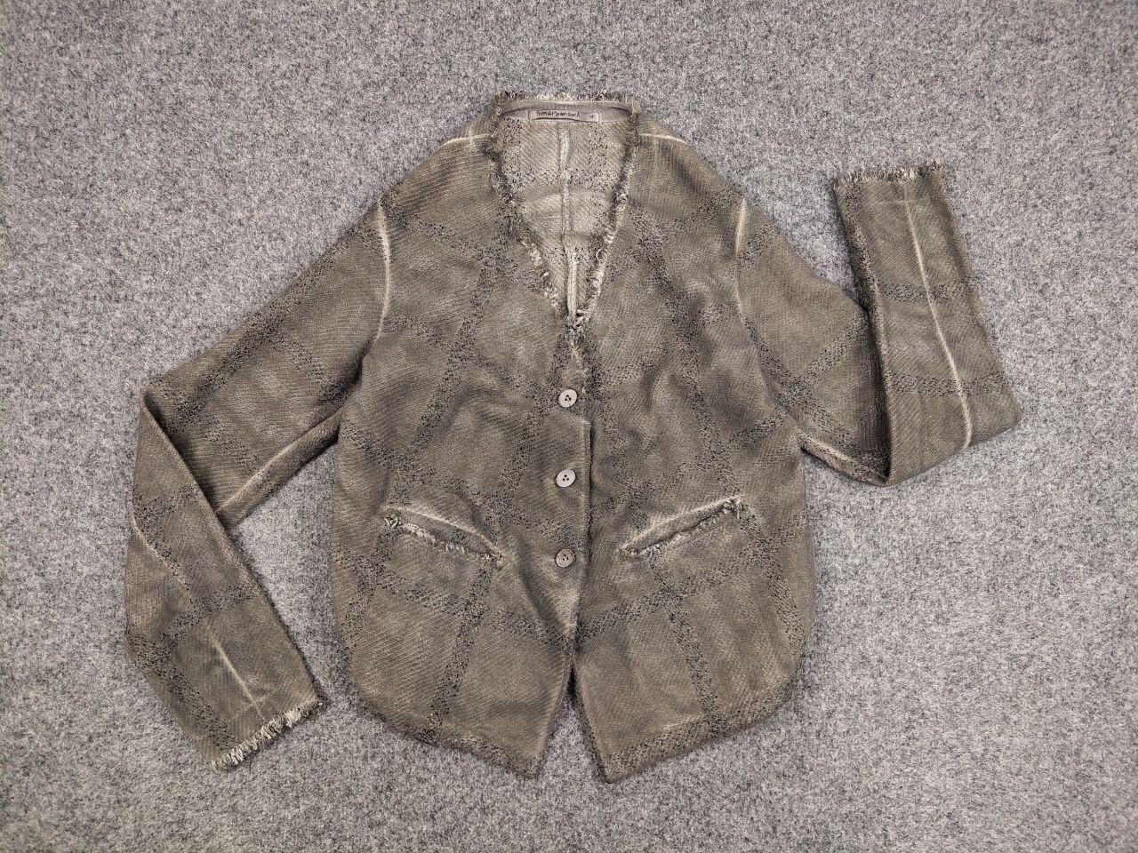 Transit 🖤 Transit Par Such Premium Cotton Garment Dyed Blazer Size M / US 6-8 / IT 42-44 - 14 Thumbnail