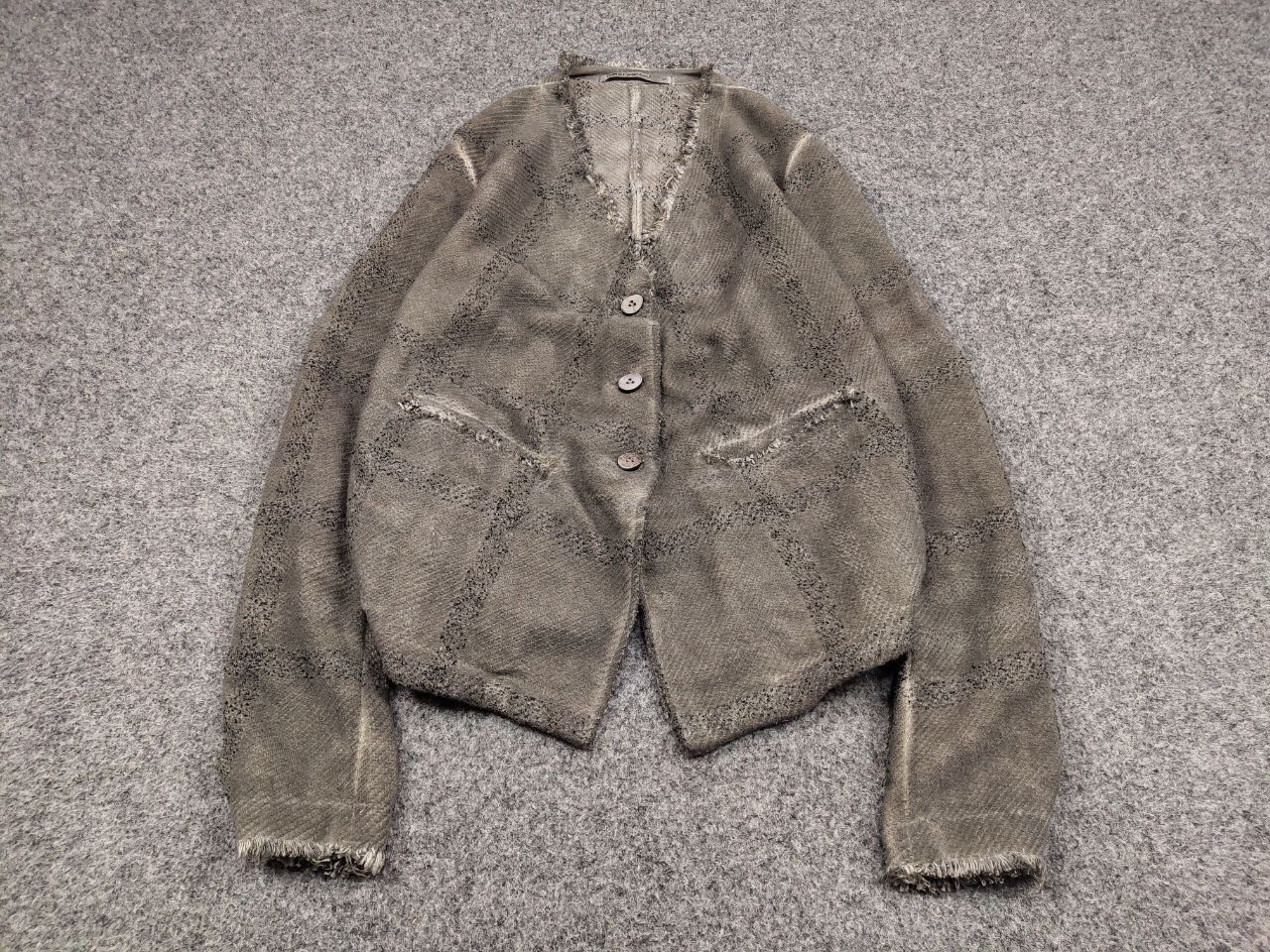 Transit 🖤 Transit Par Such Premium Cotton Garment Dyed Blazer Size M / US 6-8 / IT 42-44 - 2 Thumbnail