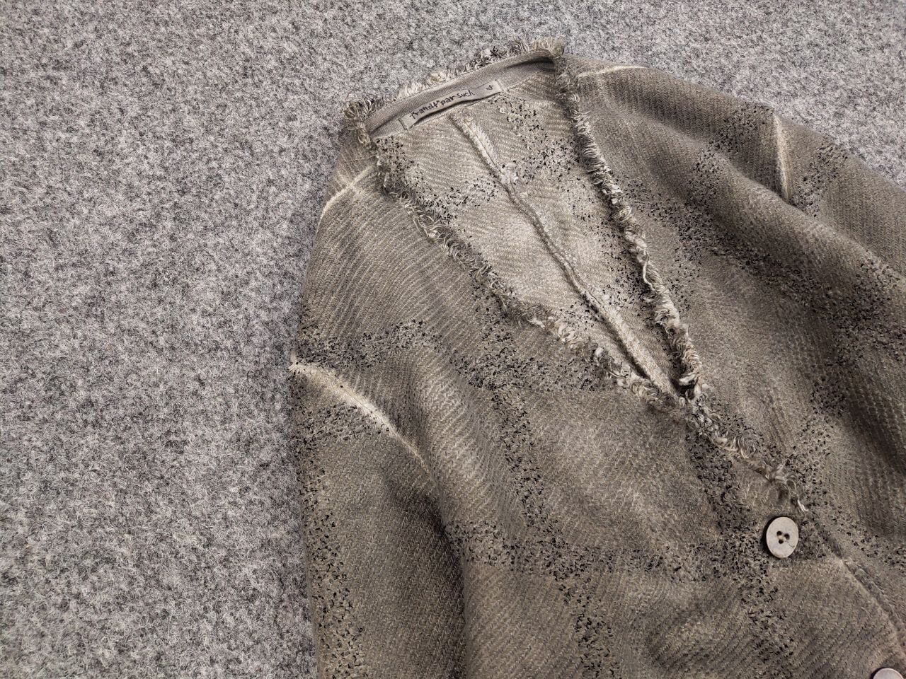 Transit 🖤 Transit Par Such Premium Cotton Garment Dyed Blazer Size M / US 6-8 / IT 42-44 - 7 Thumbnail