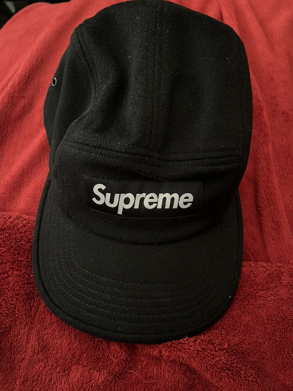 Supreme Black Camp Cap | Grailed