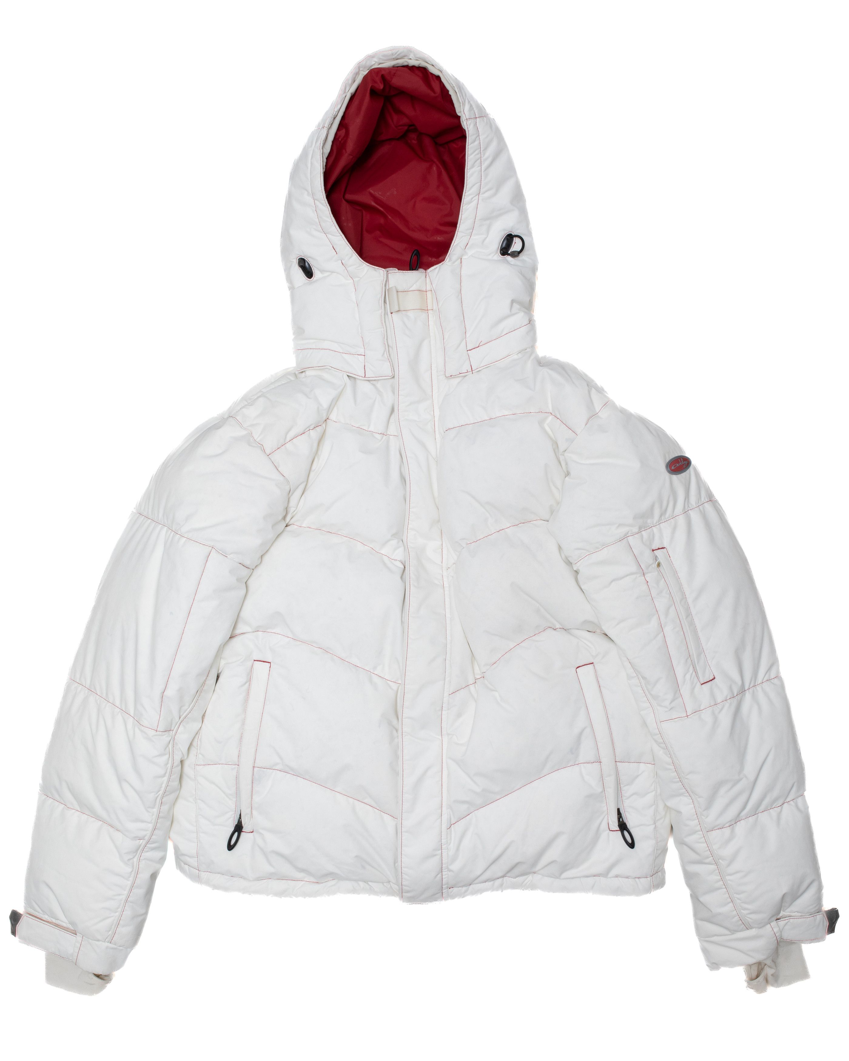 Vintage OAKLEY 2000s Hydro Fuel White Down Ski Jacket | Grailed