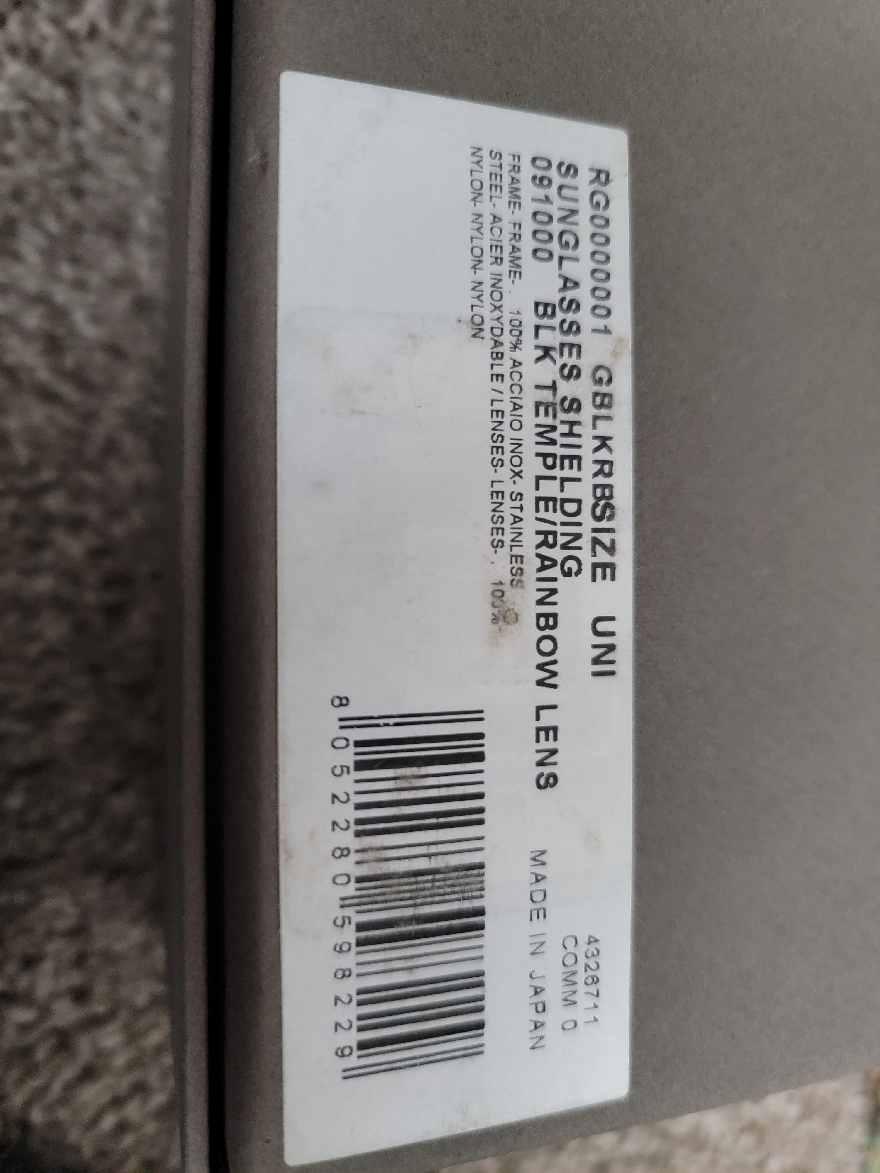 Rick Owens Shielding Sunglasses Shield Rick Owens Size ONE SIZE - 5 Thumbnail