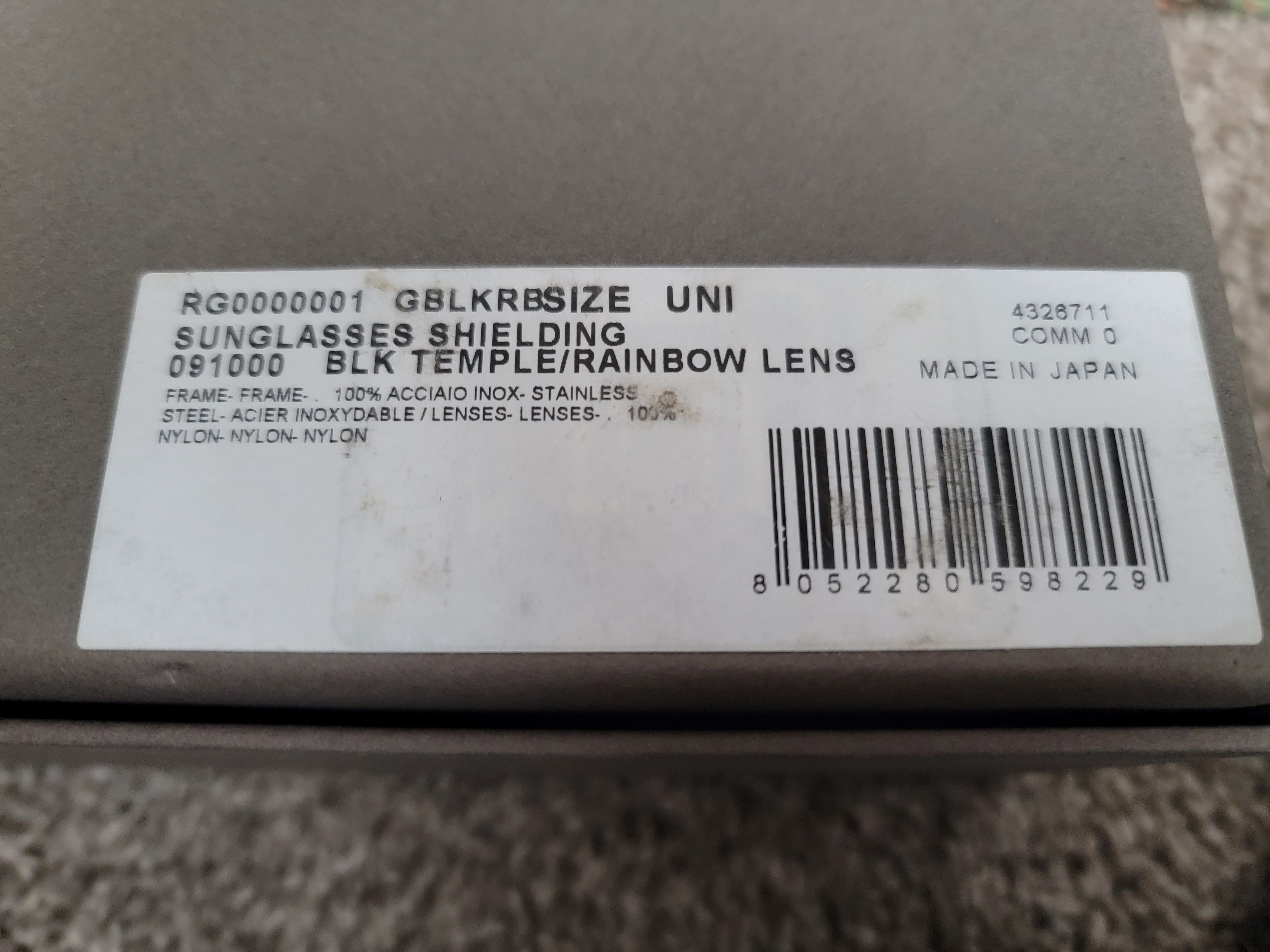 Rick Owens Shielding Sunglasses Shield Rick Owens Size ONE SIZE - 6 Thumbnail
