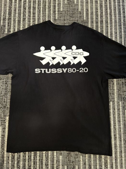 Stussy Stussy CDG tee black XL | Grailed