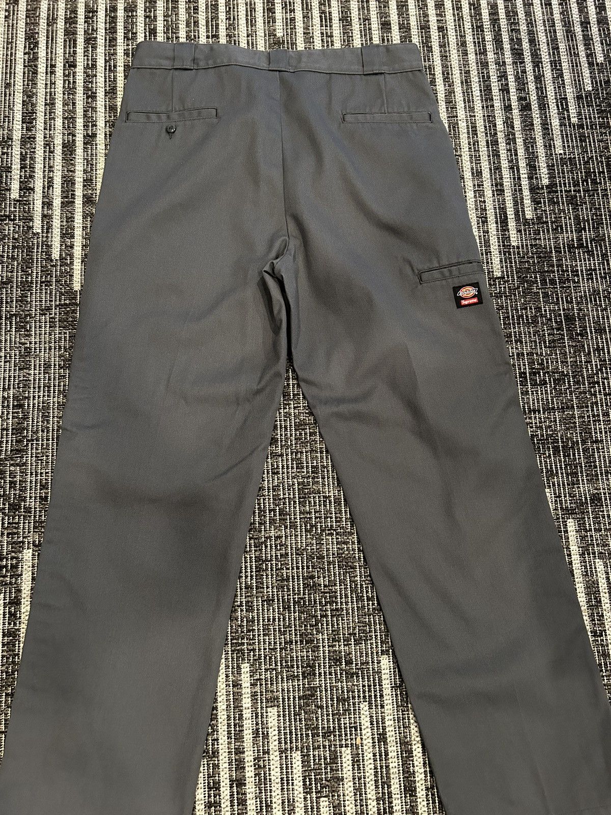 Supreme Supreme dickies stripe 874 work pants charcoal | Grailed