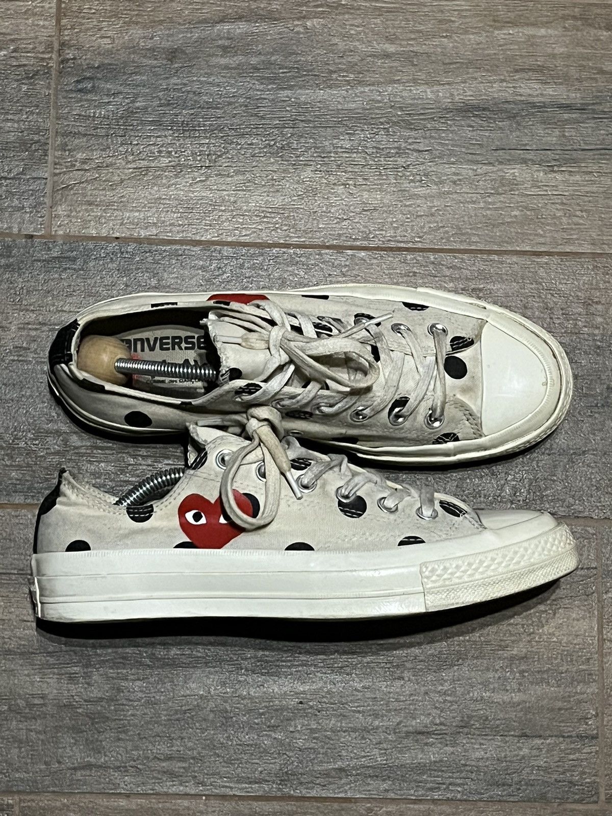 Comme de garcons polka dot converse clearance