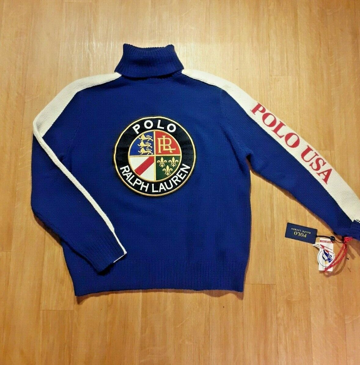 Polo Ralph Lauren Polo Ralph Lauren Cookie Patch Suicide Sweater Med Size US M / EU 48-50 / 2 - 5 Thumbnail