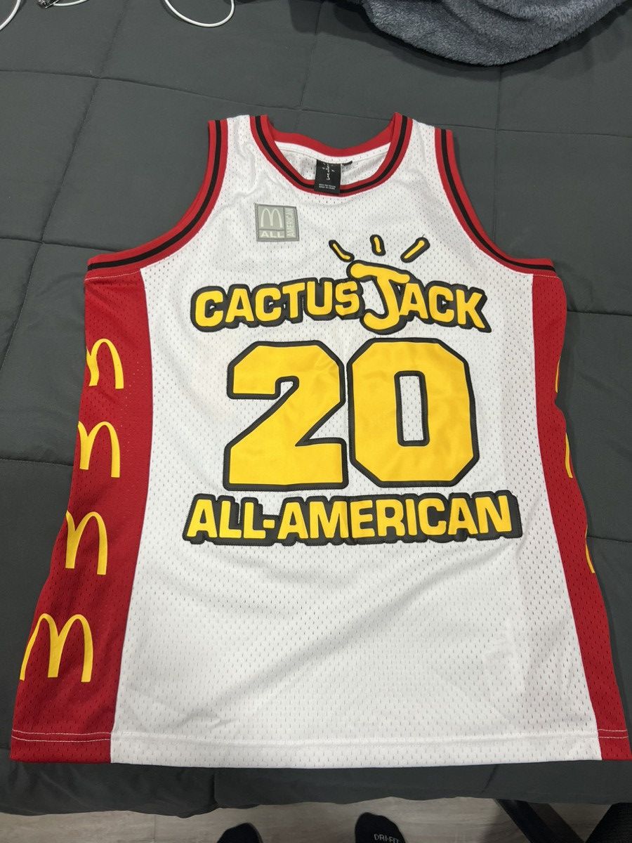 Travis Scott X shops Mcdonalds Basketball Top