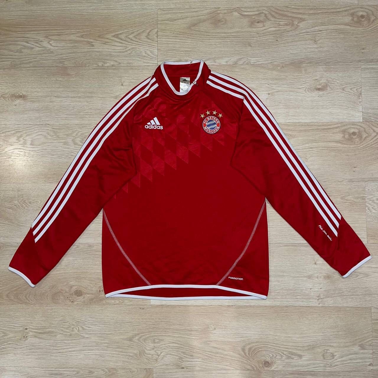 BAYERN MUNICH ADIDAS 2013/2014 FOOTBALL TRAINING TRACK TOP