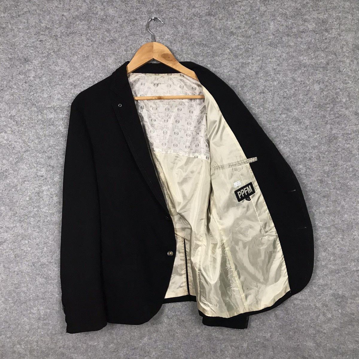 Japanese Brand × PPFM PPFM JAPAN BLAZER BLACK COAT JACKET Size US M / EU 48-50 / 2 - 9 Thumbnail