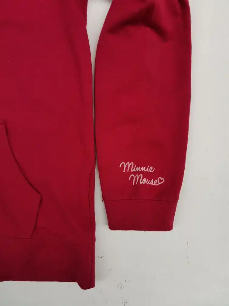Disney × Japanese Brand × Mickey Mouse Disney Minnie Mouse Big Logo Zipper Hoodie Sweatshirt Size US L / EU 52-54 / 3 - 5 Thumbnail
