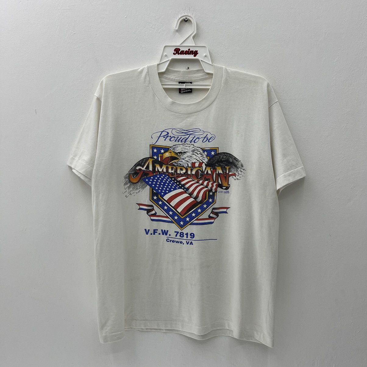 Vintage Proud To Be American Vintage 90s T-Shirt Size US L / EU 52-54 / 3 - 1 Thumbnail