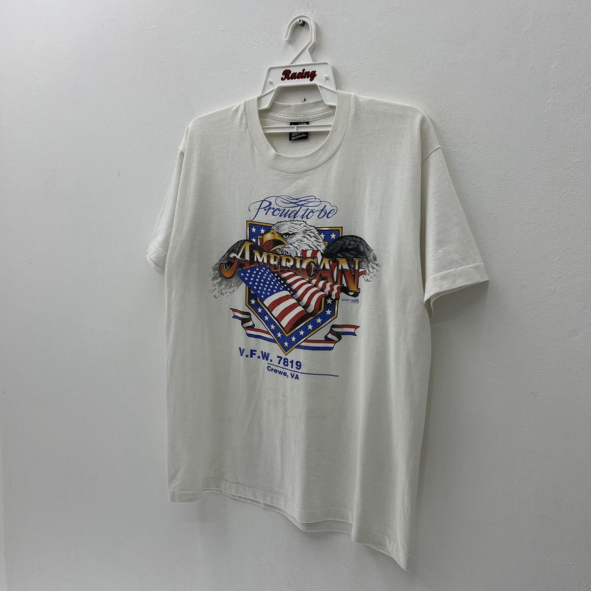 Vintage Proud To Be American Vintage 90s T-Shirt Size US L / EU 52-54 / 3 - 4 Thumbnail