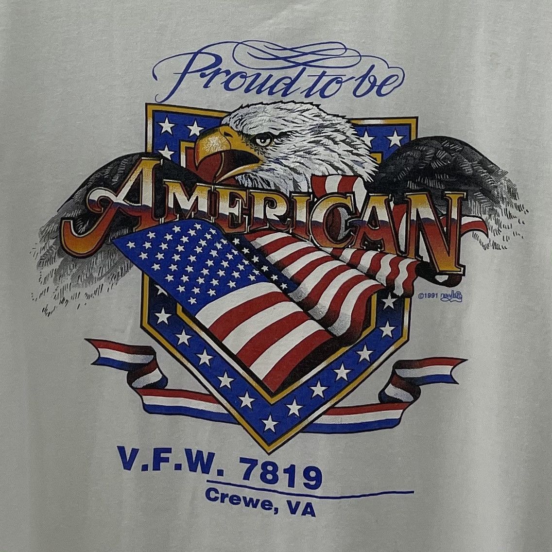Vintage Proud To Be American Vintage 90s T-Shirt Size US L / EU 52-54 / 3 - 2 Thumbnail
