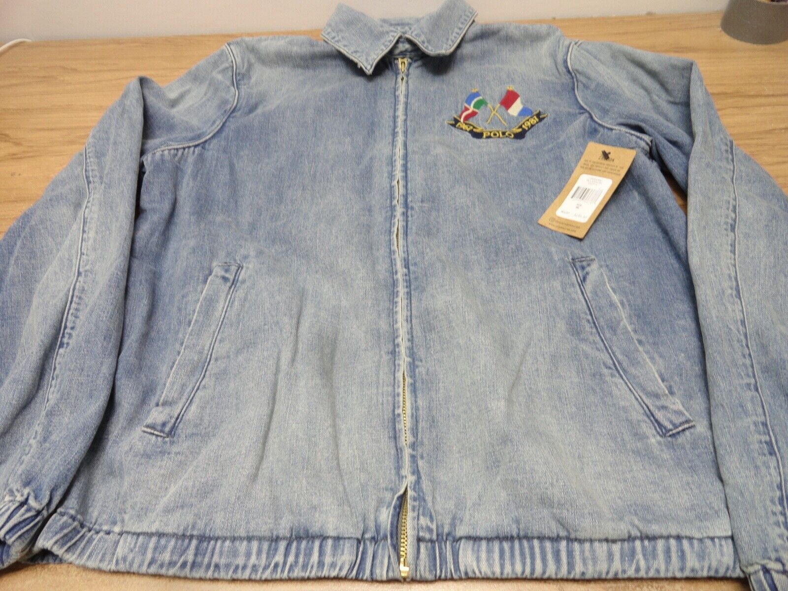 Polo Ralph Lauren Cross Flags Anniversary Denim Jacket XXL