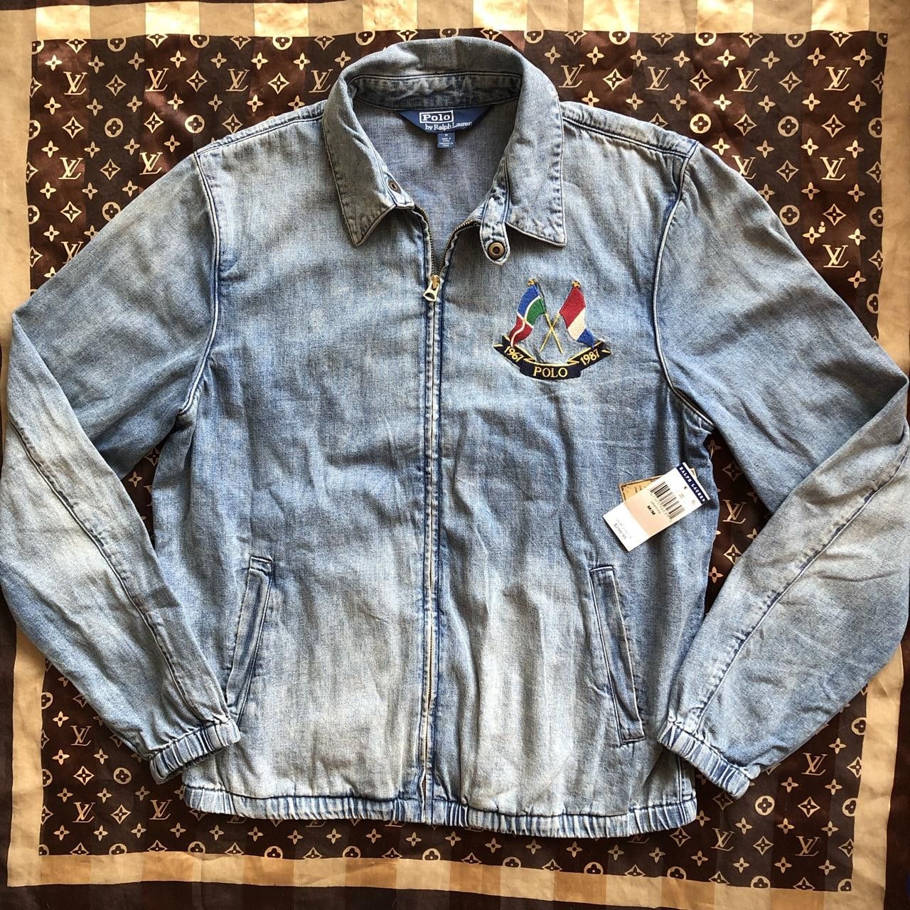 Polo Ralph Lauren Cross Flags Anniversary Denim Jacket XXL