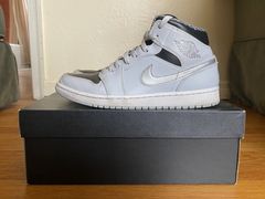 Jordan 1 mid pure platinum metallic silver sales