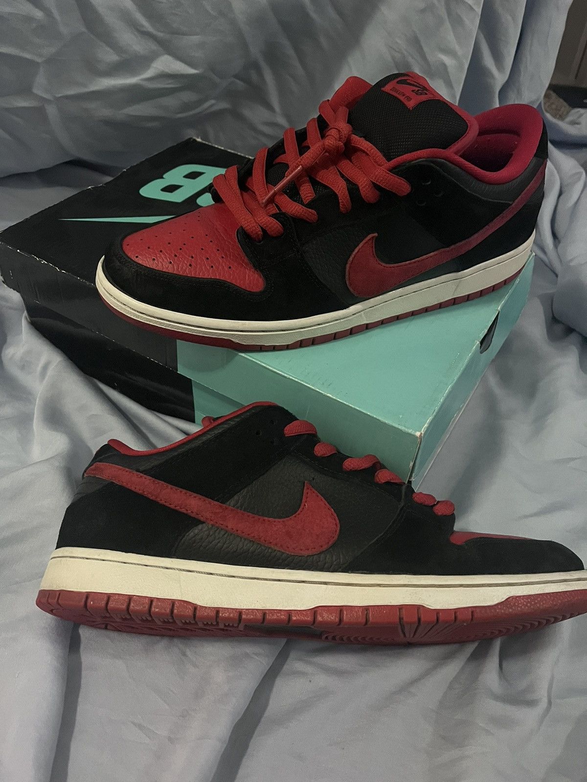 Nike Nike Dunk SB “jpack” bred - rep box | Grailed