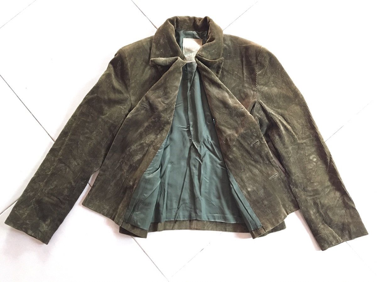 Hysteric Glamour $NEED GONE TODAY$ Corduroys dark green jacket six Button Size US S / EU 44-46 / 1 - 8 Thumbnail