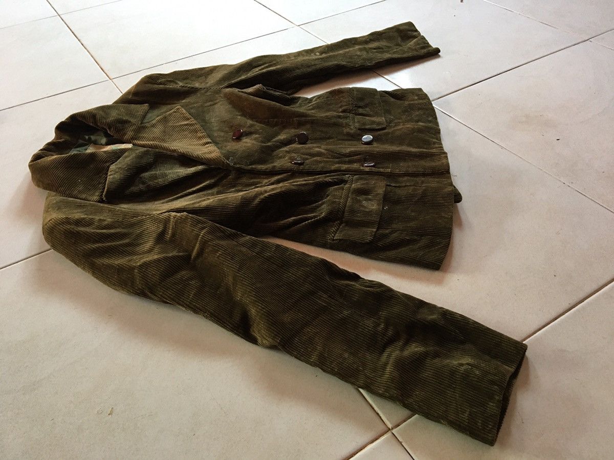 Hysteric Glamour $NEED GONE TODAY$ Corduroys dark green jacket six Button Size US S / EU 44-46 / 1 - 4 Thumbnail