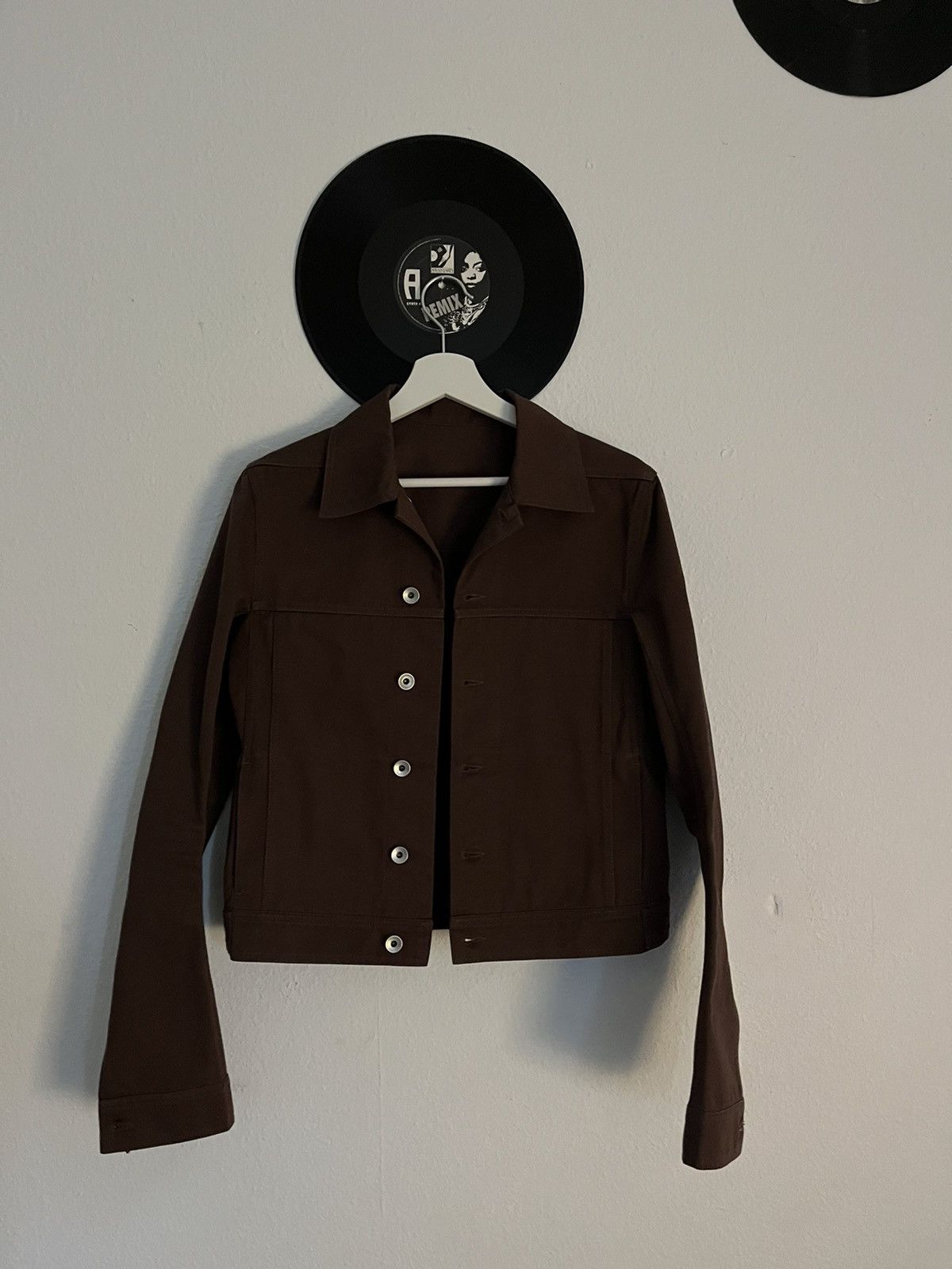 Rick Owens × Rick Owens Drkshdw Rick Owens DRKSHDW Worker Jacket Bark Size US S / EU 44-46 / 1 - 1 Thumbnail