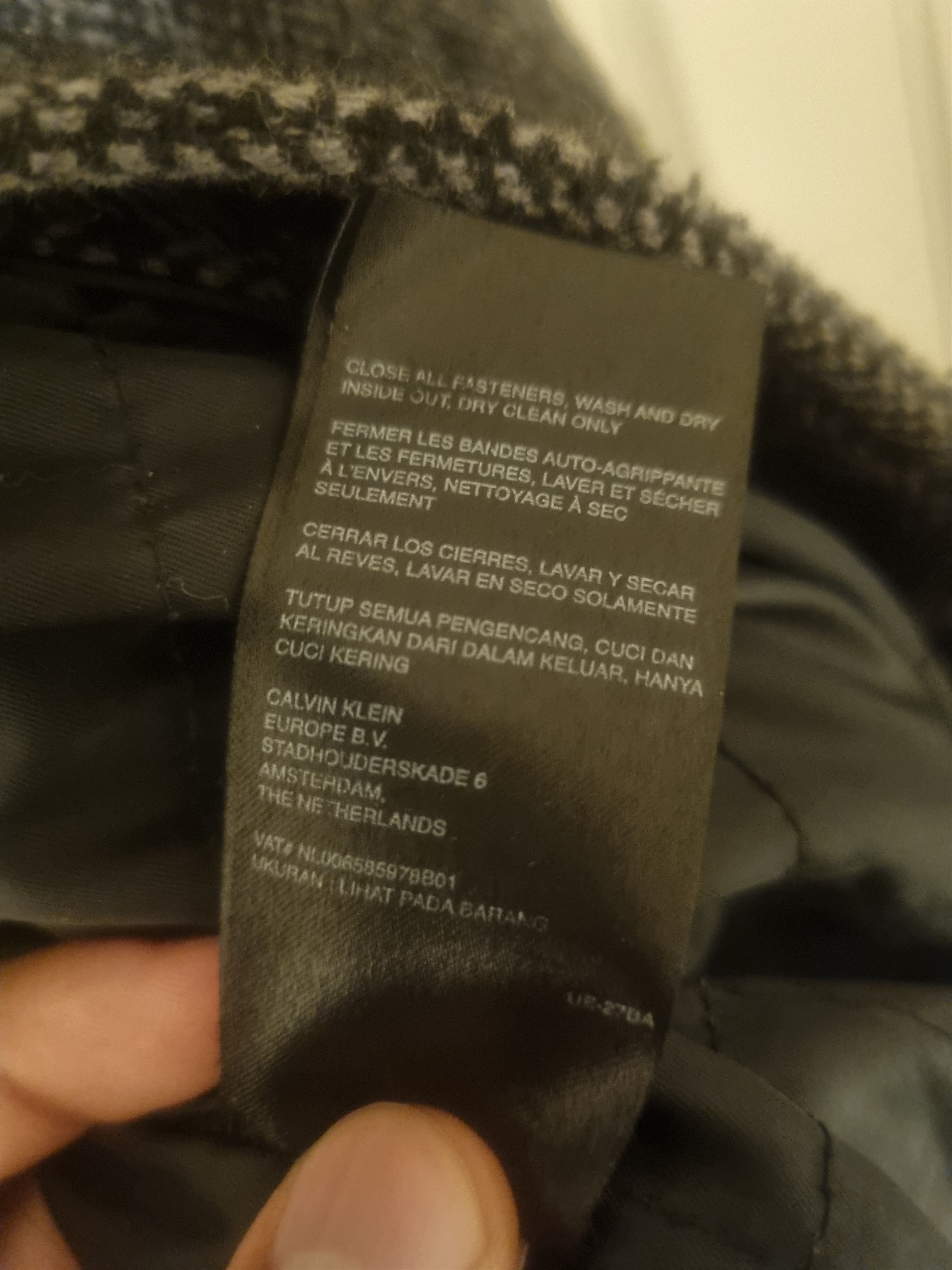 Calvin Klein Calvin Klein Herringbone Coat Size US M / EU 48-50 / 2 - 19 Thumbnail
