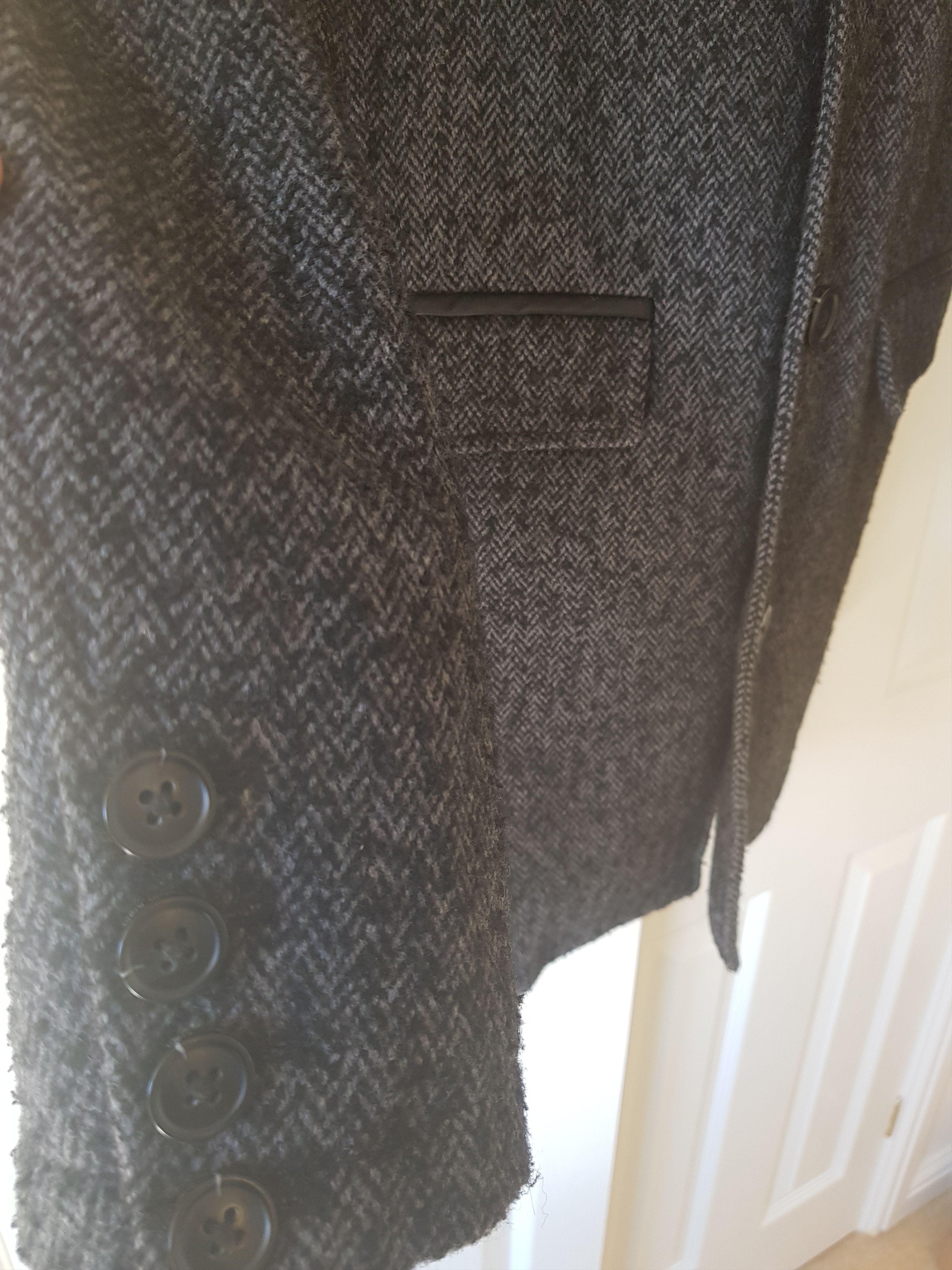 Calvin Klein Calvin Klein Herringbone Coat Size US M / EU 48-50 / 2 - 5 Thumbnail