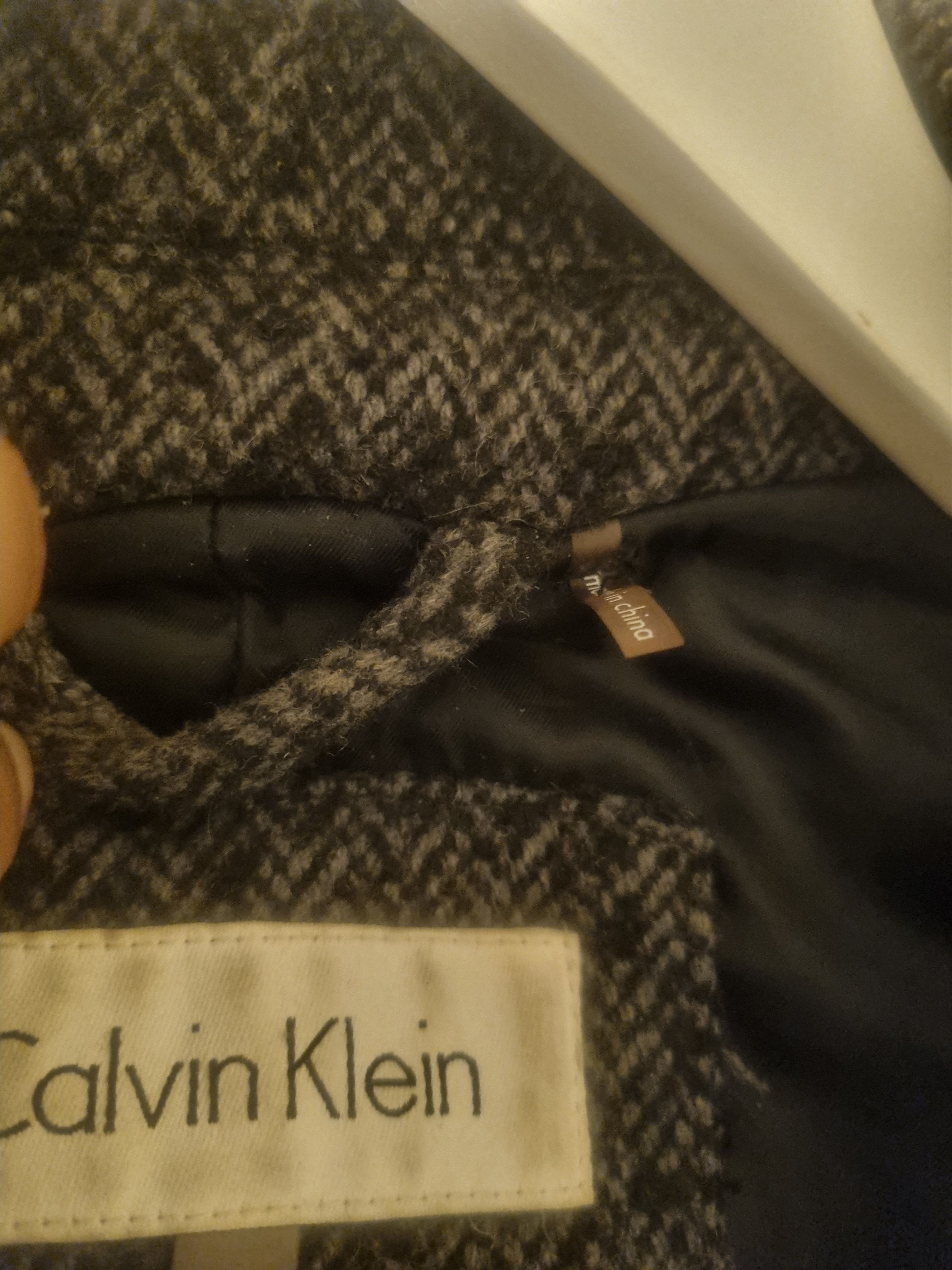 Calvin Klein Calvin Klein Herringbone Coat Size US M / EU 48-50 / 2 - 14 Thumbnail