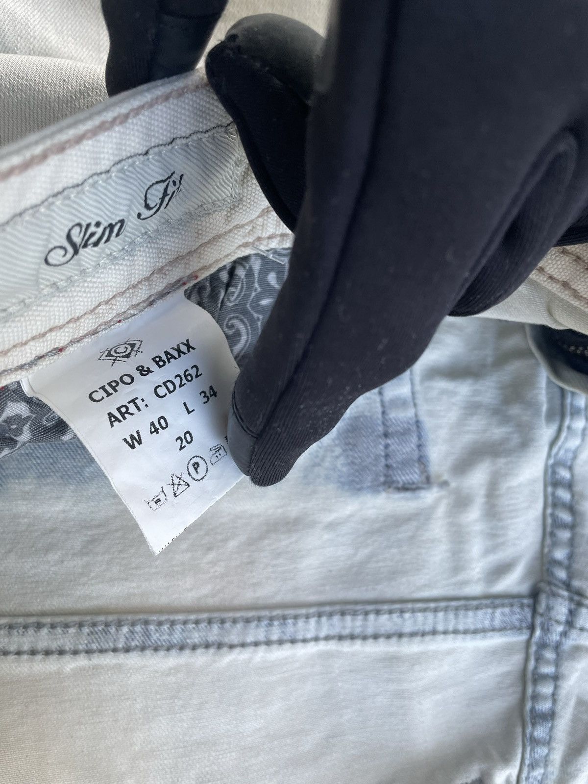 If Six Was Nine × Le Grande Bleu (L.G.B.) × Southpole Vintage Cipo&Baxx jeans LGB opium distressed denim Size US 36 / EU 52 - 6 Thumbnail