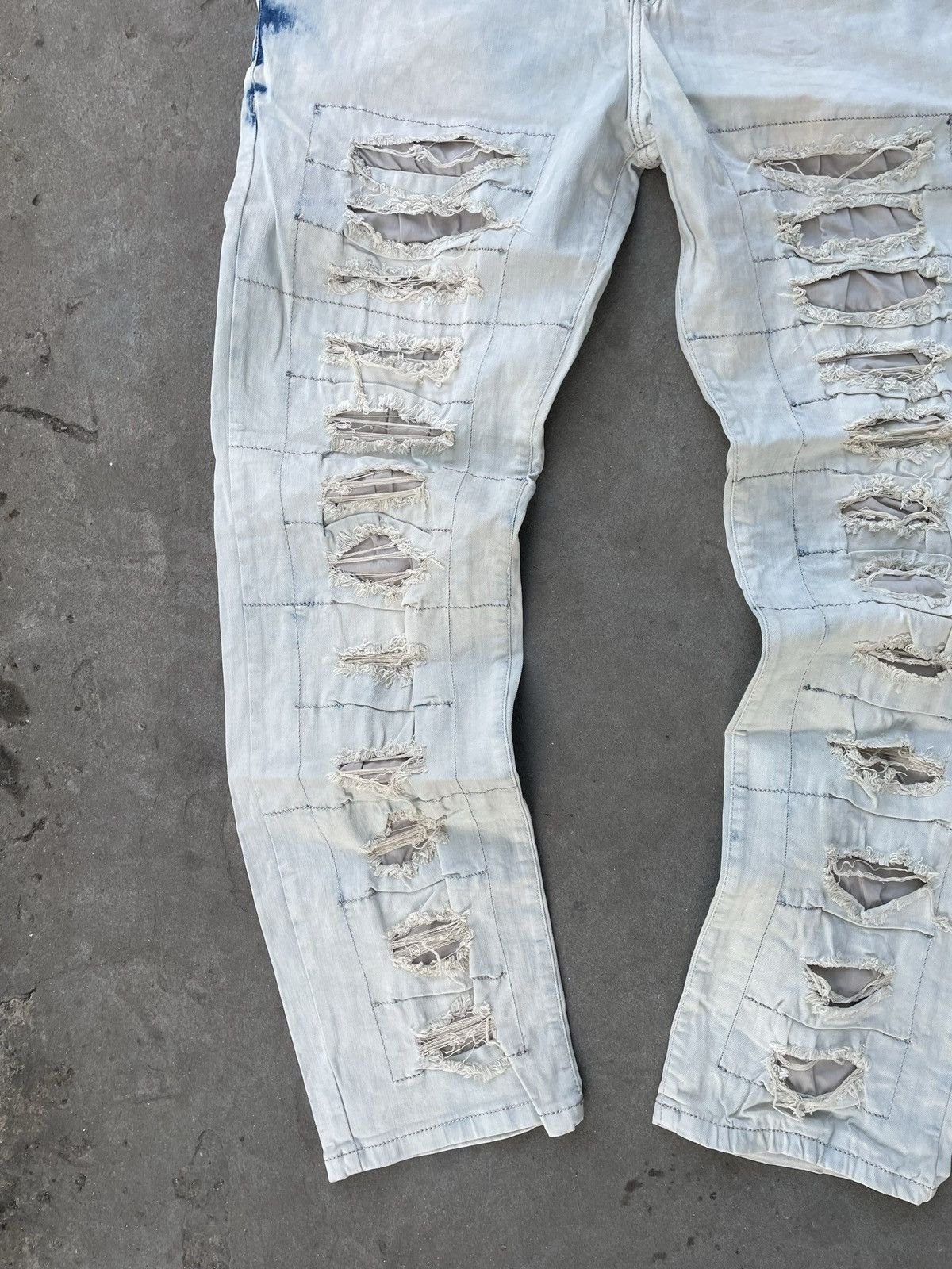 If Six Was Nine × Le Grande Bleu (L.G.B.) × Southpole Vintage Cipo&Baxx jeans LGB opium distressed denim Size US 36 / EU 52 - 5 Thumbnail