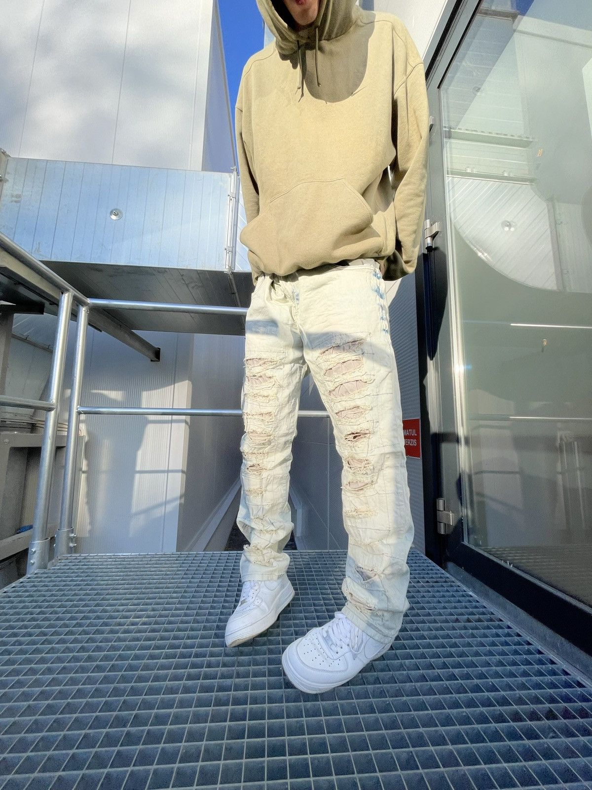 If Six Was Nine × Le Grande Bleu (L.G.B.) × Southpole Vintage Cipo&Baxx jeans LGB opium distressed denim Size US 36 / EU 52 - 4 Thumbnail