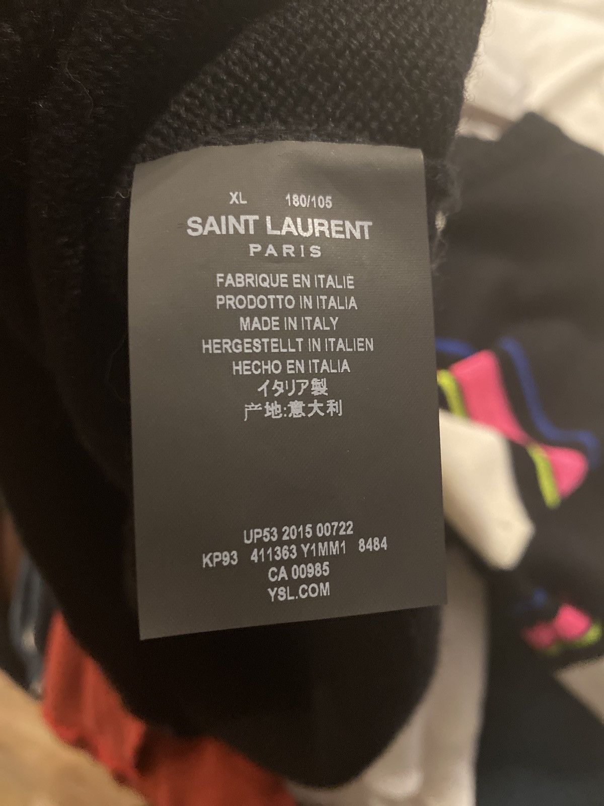 Saint Laurent Paris SS16 Runway Dinosaur Sweater Size US XL / EU 56 / 4 - 4 Thumbnail