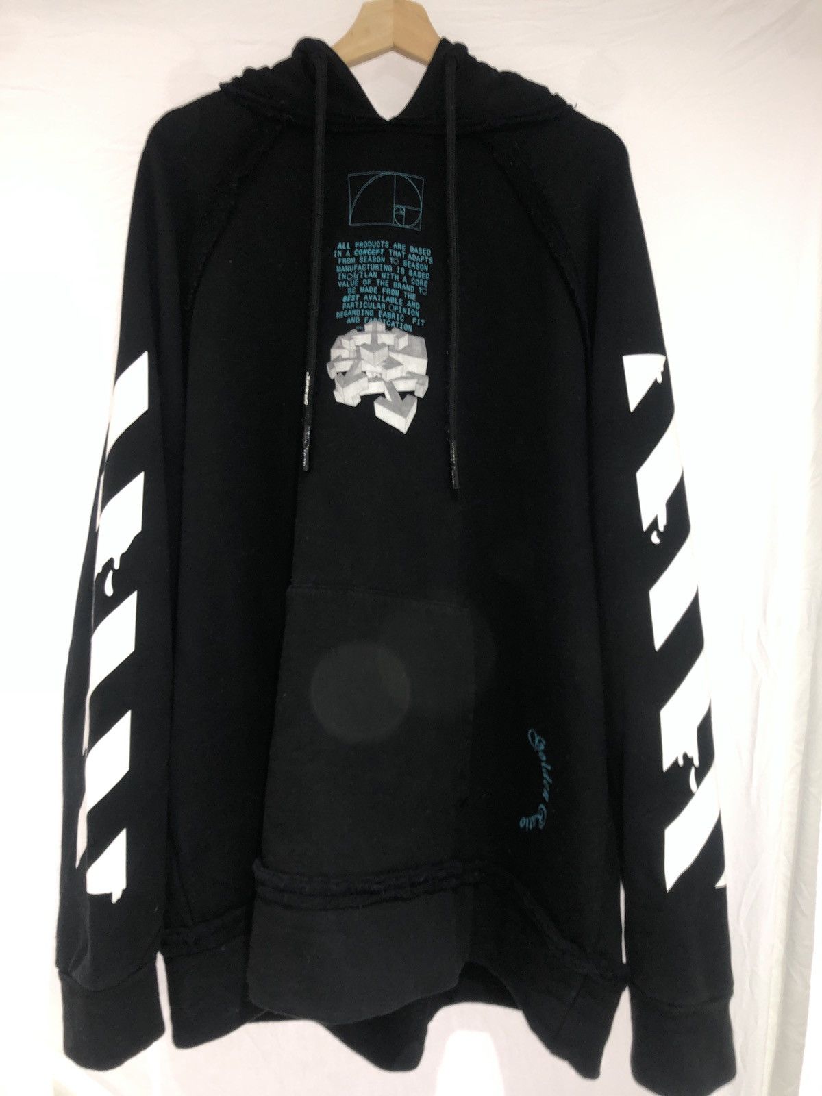 OFF WHITE Dripping Arrows reduculus Incompiuto Sweatshirt