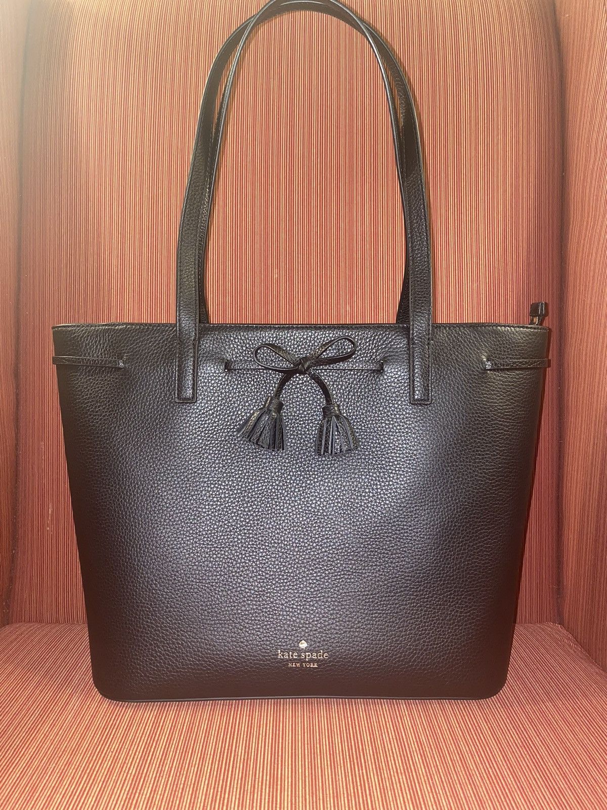 Kate spade tote with tassel sale