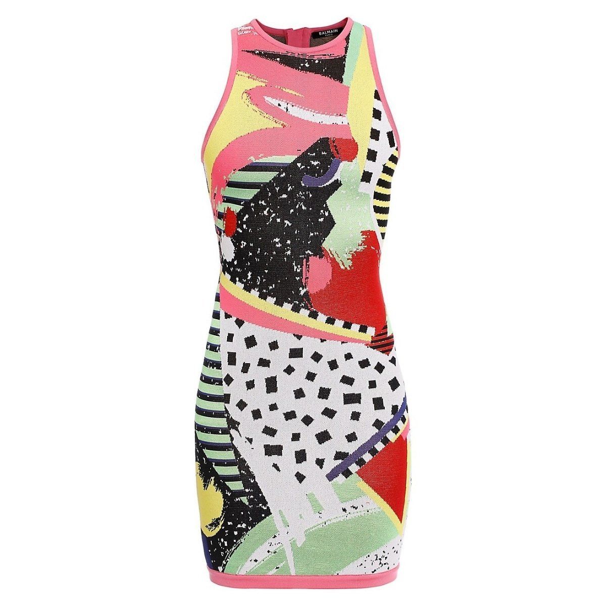 Short Sleeveless 80s Dress