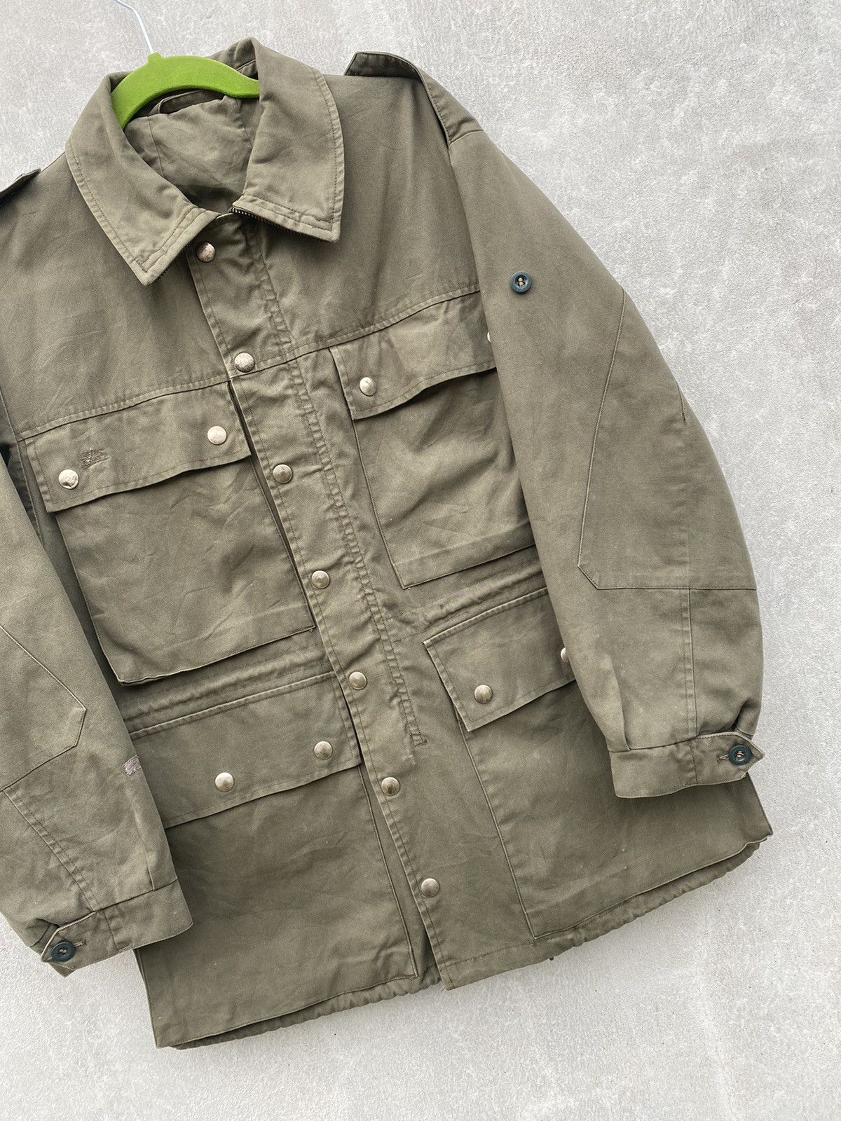 Other Vintage 70s Military Swiss Field Battle Jacket Size US L / EU 52-54 / 3 - 3 Thumbnail