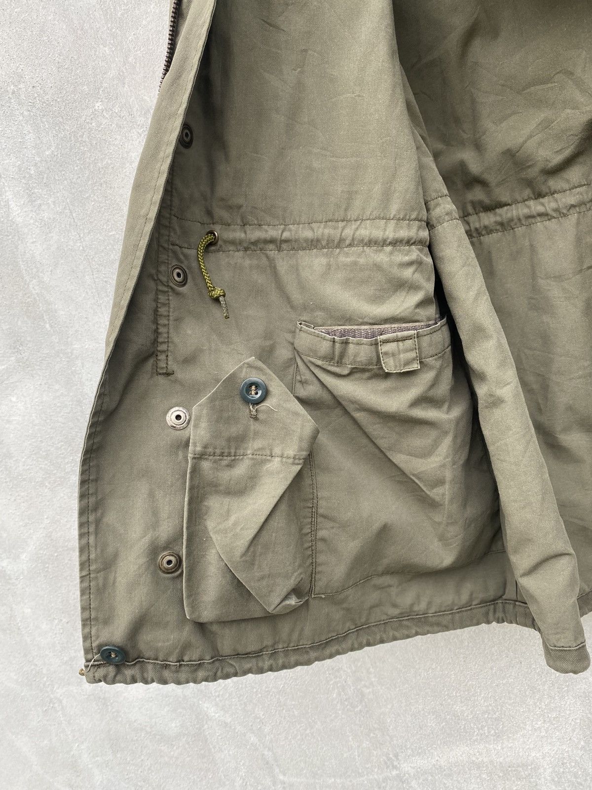 Other Vintage 70s Military Swiss Field Battle Jacket Size US L / EU 52-54 / 3 - 15 Thumbnail